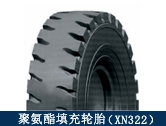 XN322礦用聚氨酯填充輪胎/井下搬運、拖運設(shè)備適配輪胎